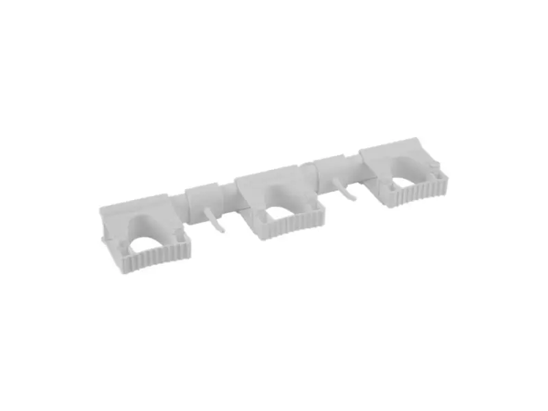 Vikan 10115 Système de fixation murale hygiénique Hi-Flex 42 cm blanc
