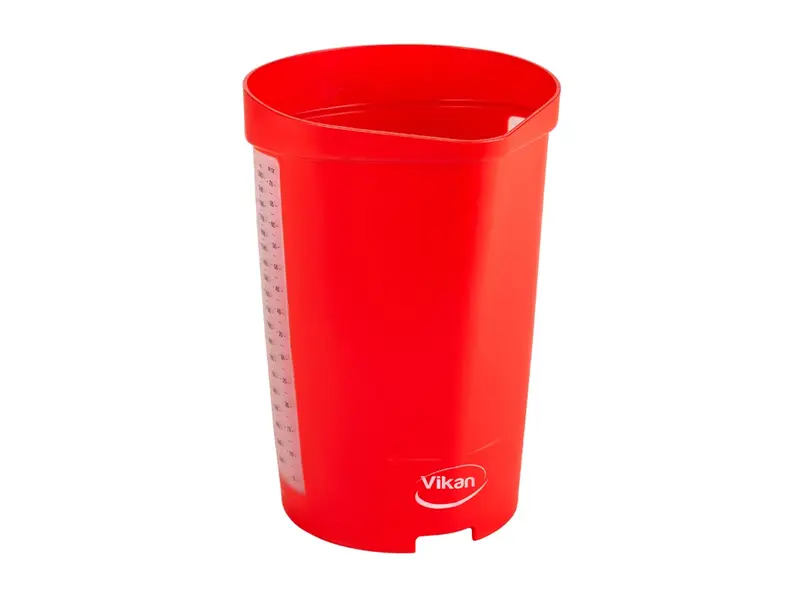 Vikan 60004 measuring cup polypropylene 2 liters red