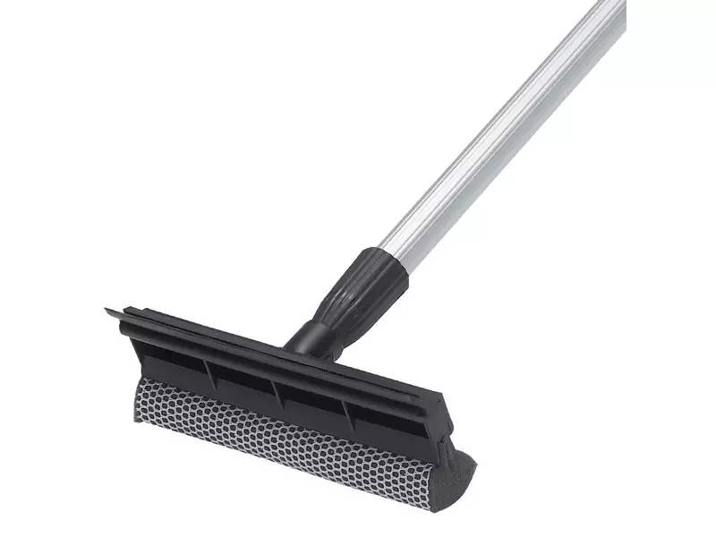 Vikan VTS 473952 voorruitschraper met spons telescoop 710-1250 mm