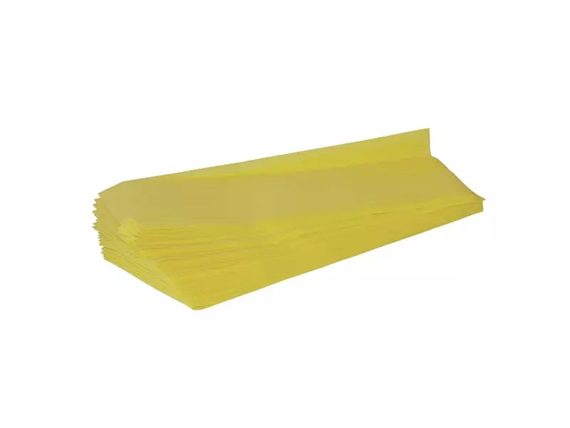 Stofwisdoek viscose geïmpregneerd 60x25 cm 20 gr geel