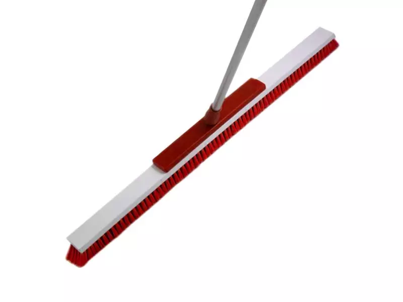 Medium broom 800x60 mm red