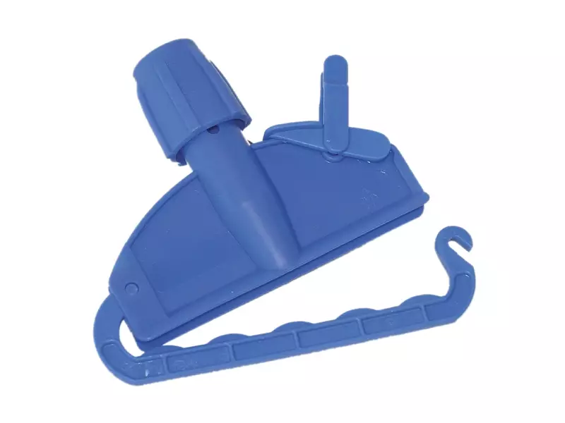 Universal plastic mop clamp, blue
