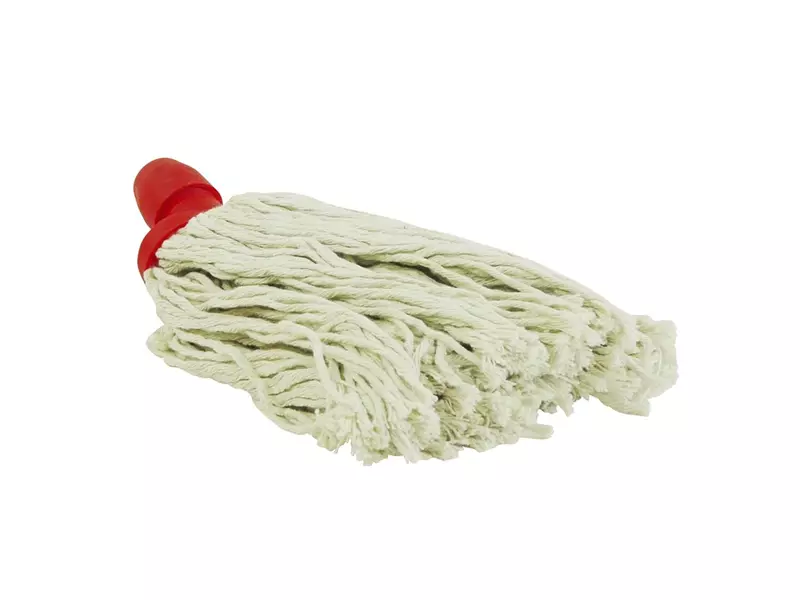 Mini balai espagnol en coton avec fixation par filetage, 250 g, rouge