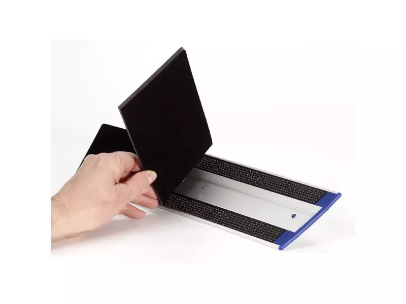 Flat mop holder base double velcro 42/38x9.7 cm