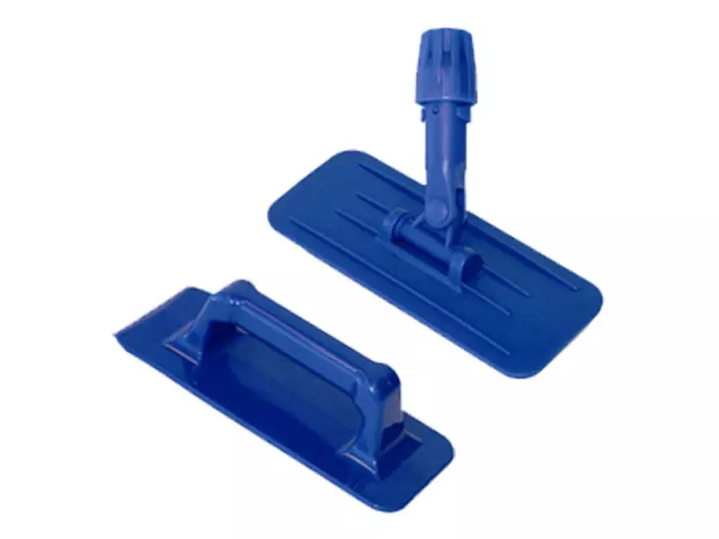 Pad holder with handle attachment 12x25 cm blue/black