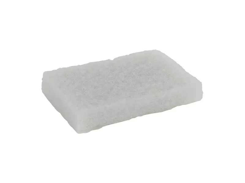 Schuurpad randreiniger mini 155x95x25 mm wit