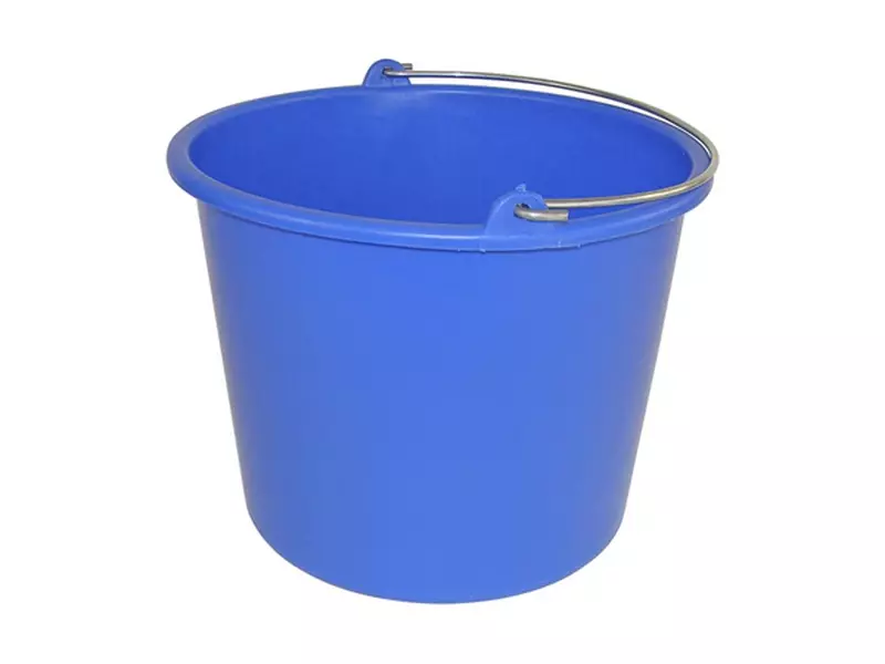 Plastic bucket 12 l blue