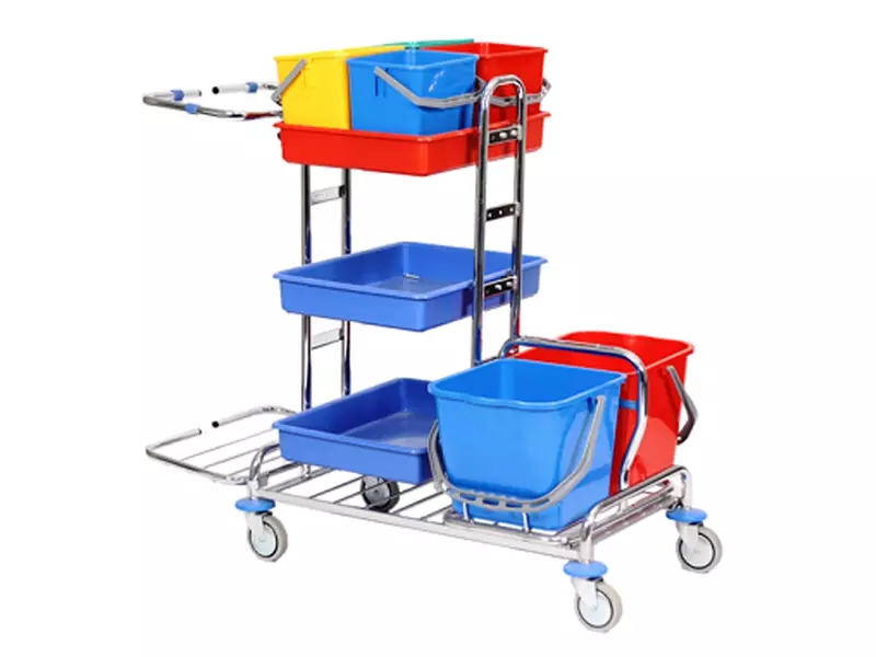 Chrome work trolley type Maxi 121x68x108 cm