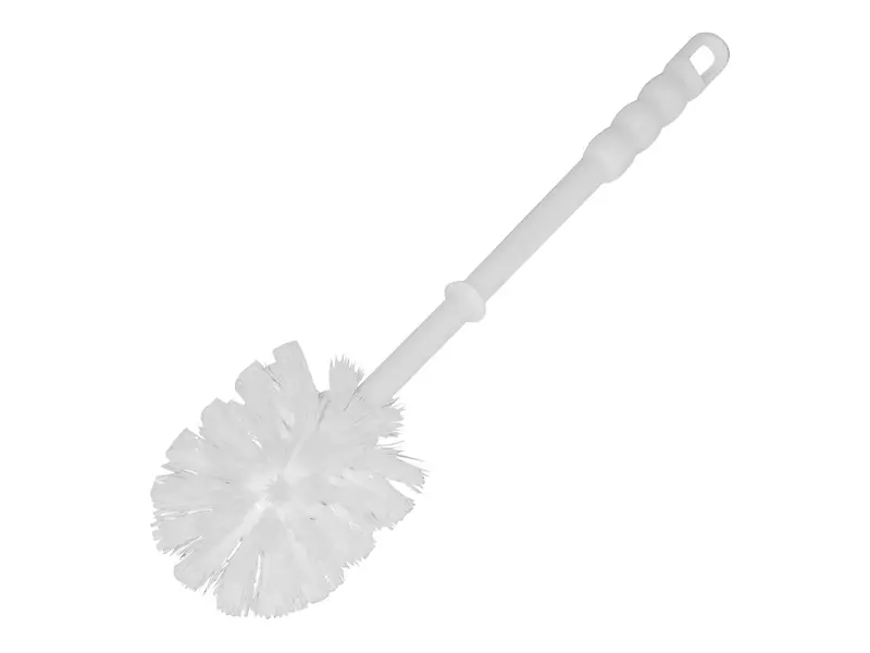 Brosse de toilette blanche en polypropylène