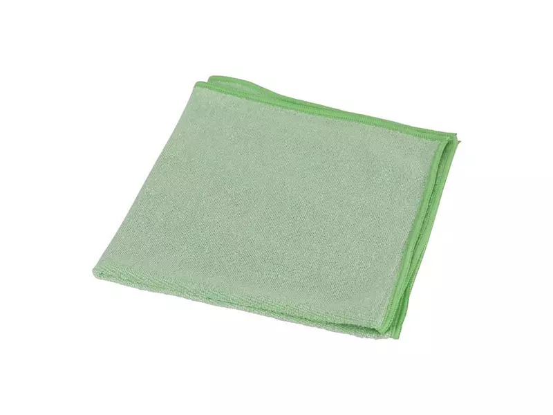 Professional microfiber cloth 40x40 cm green