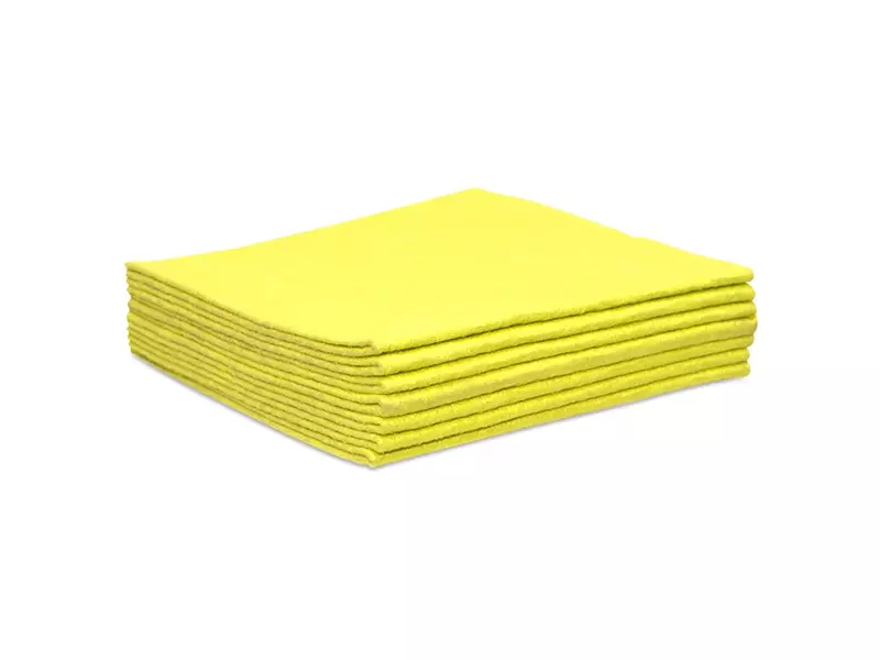 Euro Products klassieke poetsdoeken non-woven 38x40 cm geel 200 stuks