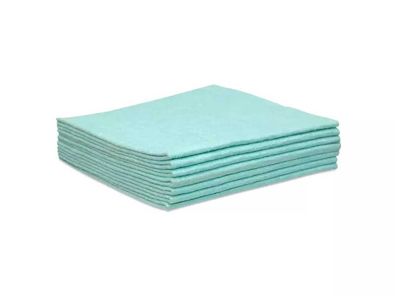 Euro Products klassieke poetsdoeken non-woven 38x40 cm groen 200 stuks