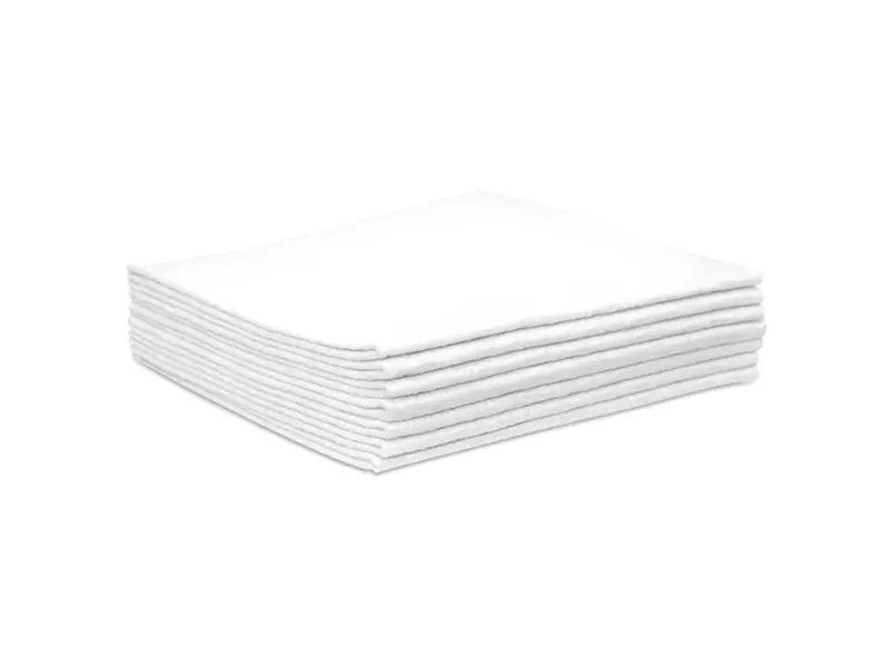 Euro Products klassieke poetsdoeken non-woven 38x40 cm wit 200 stuks