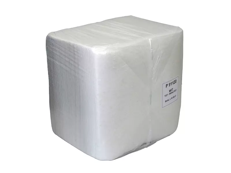 Chiffon de nettoyage jetable en coton blanc Euro Products 38 x 40 cm