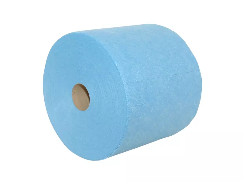 Rouleau de chiffons de nettoyage Euro Products F-wipe 38x30 cm bleu