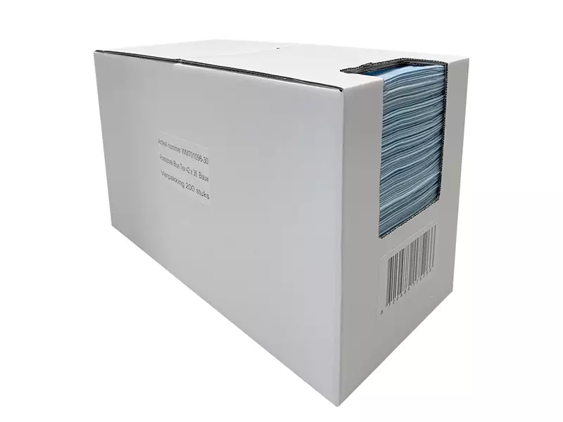 FMCP Blue Tex poetsdoeken non-woven 42x36 cm blauw