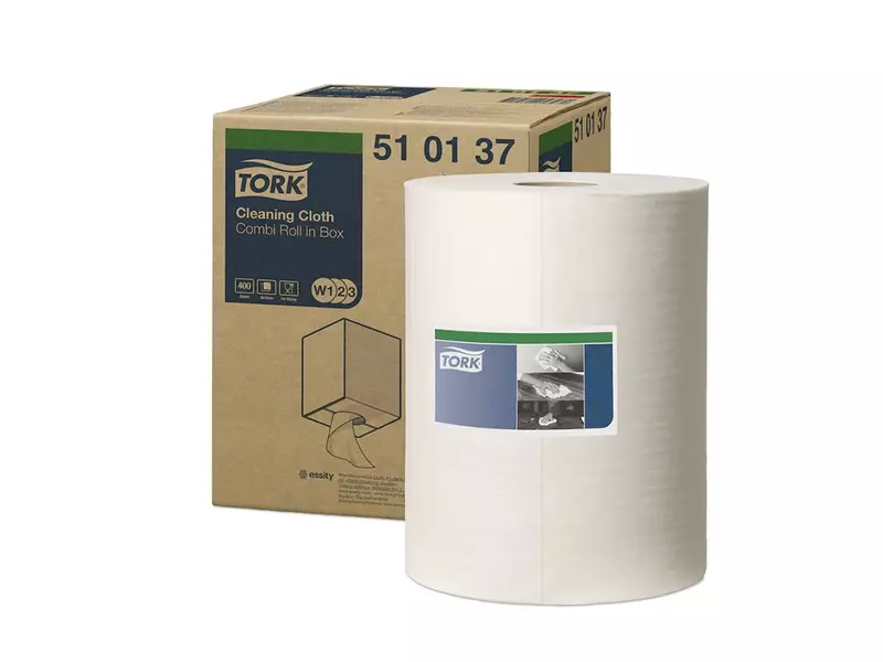 Tork cleaning cloth roll Cleaning Combi roll 1-layer white