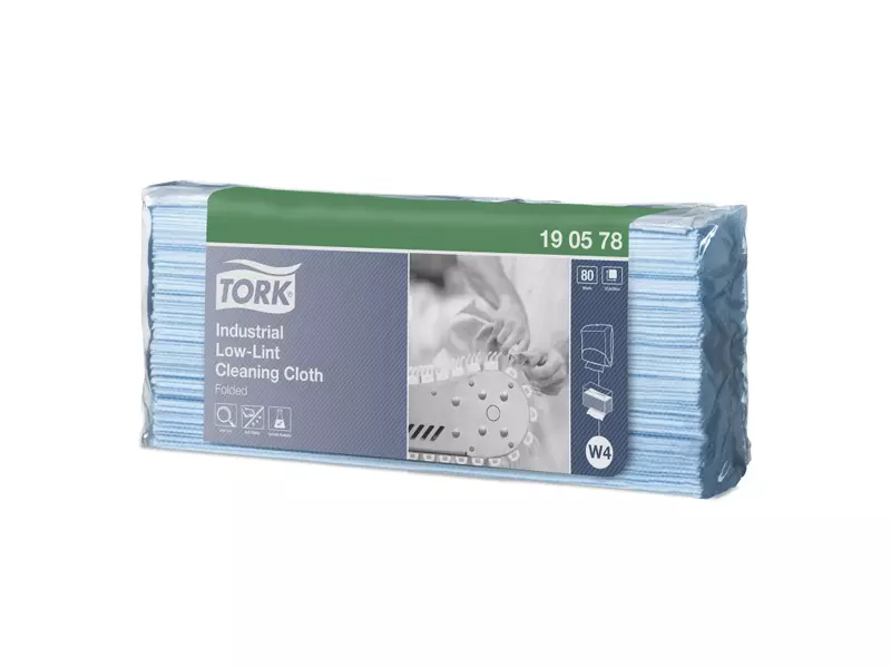 Tork reinigingsdoek Industrial Low-Lint non-woven W4 blauw