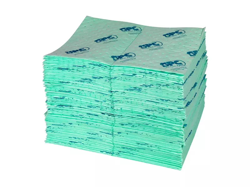 Tissu absorbant chimique SPC UN100-E 41 x 51 cm vert