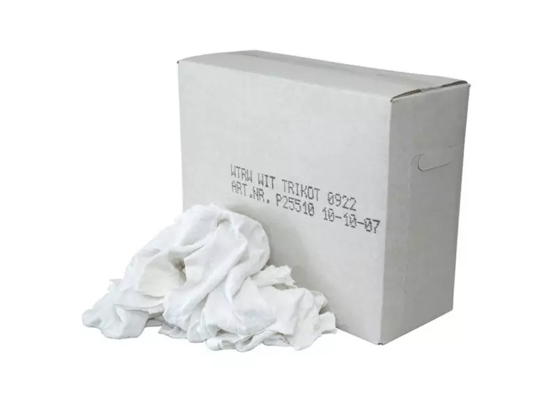 Chiffon de nettoyage Euro Products en jersey blanc WTRW