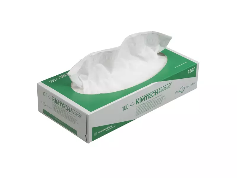 Chiffons de nettoyage Kimberly-Clark Kimtech Science 7557, 205 x 200 mm, blancs