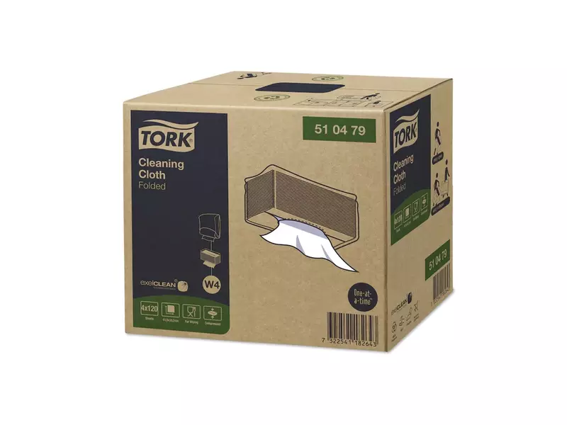 Tork Cleaning cloths folded 1-ply W4 white
