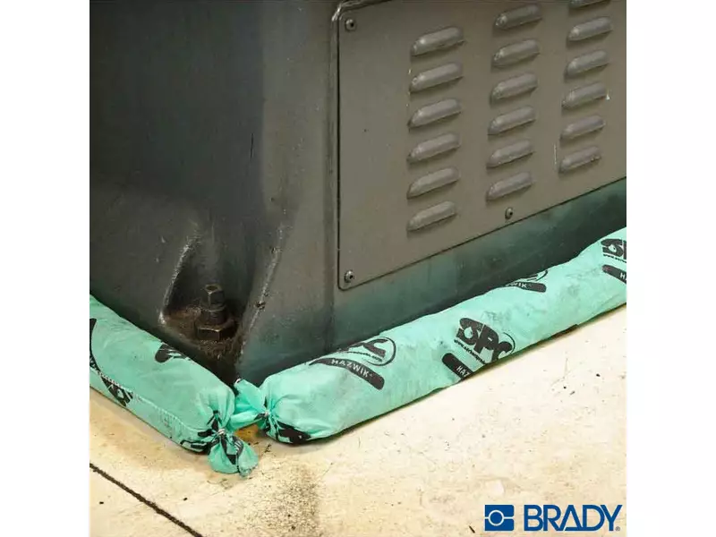 Brady HAZ412 absorptie SOC chemicaliën SPC Ø7,6x122 cm groen