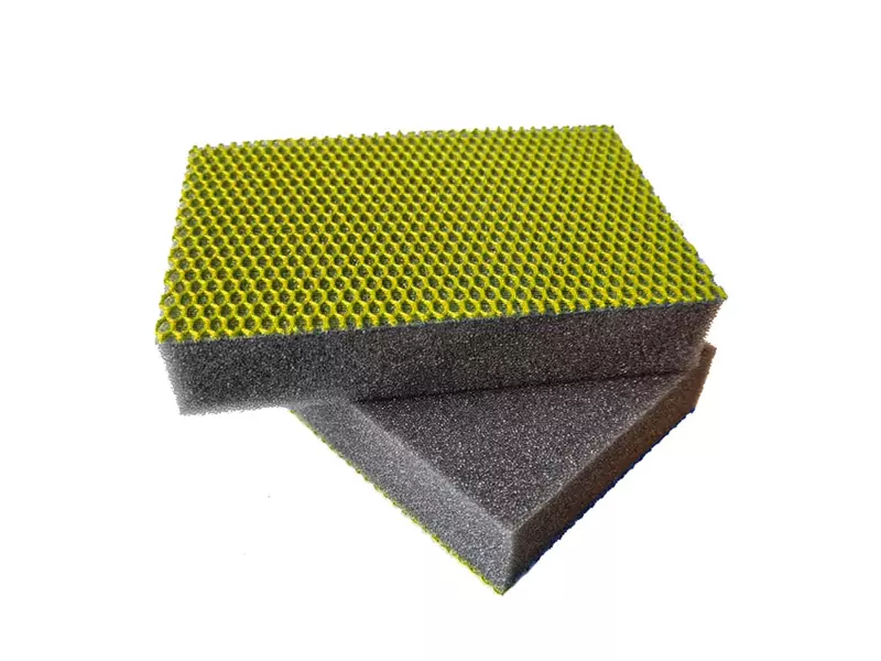 Spons color clean HACCP 136x90x26 mm geel