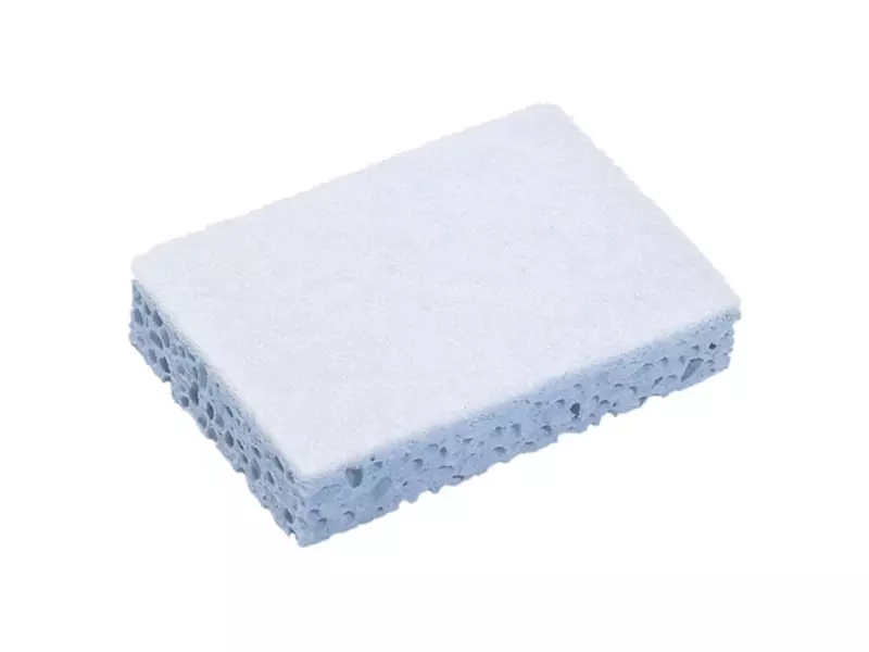 Spontex Sponrex 79 schuurspons 130x84x28 mm blauw/wit