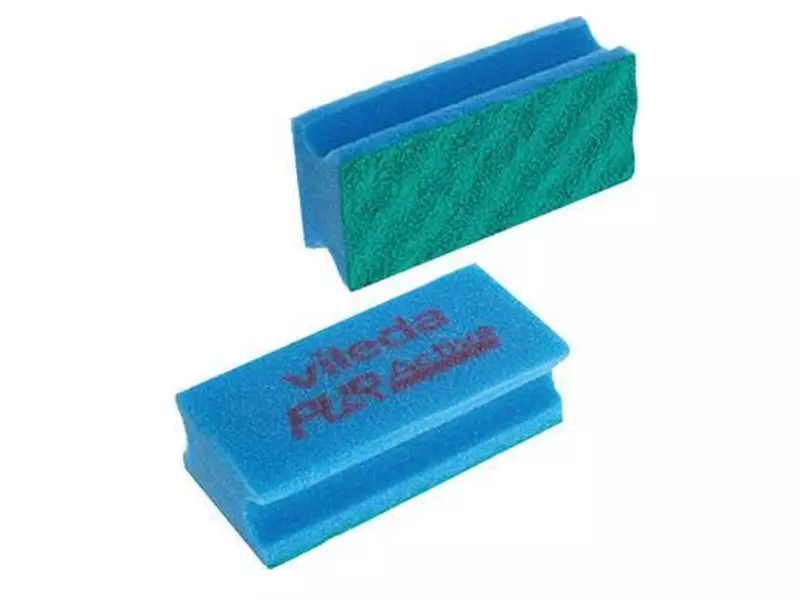 Vileda Professional PurActive scouring pad blue/green