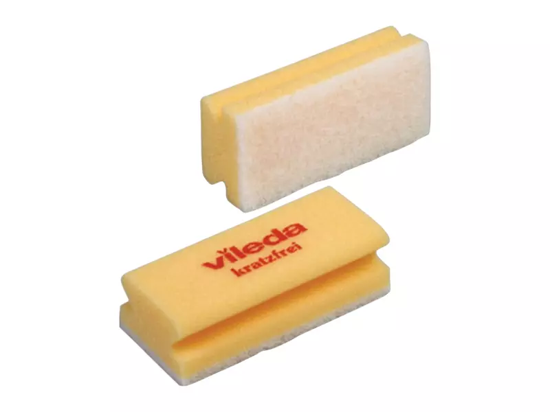 Vileda Professional Glitzi non-scratch scouring pad yellow