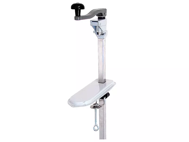 Ouvre-boîte de table en acier inoxydable 18/10, pince de 75 cm, 25 x 10 x 1,5 cm