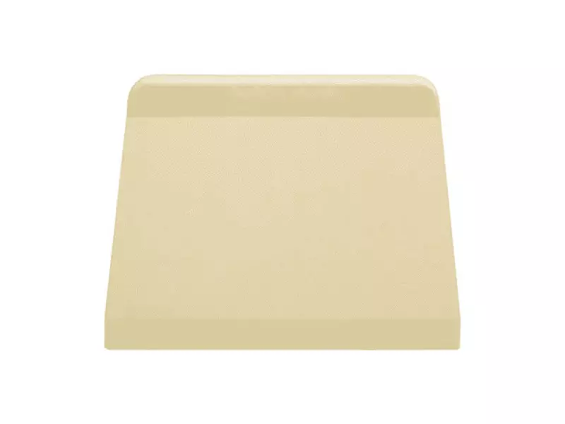 Racloir à pâte en plastique beige 132 mm