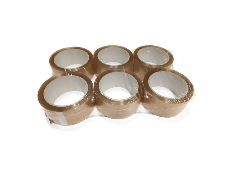 Tape rolls 48 mm wide polypropylene solvent 66 meters