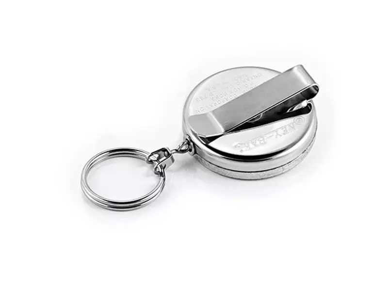 Porte-clés rétractable Key-Bak Original en acier inoxydable 60 cm