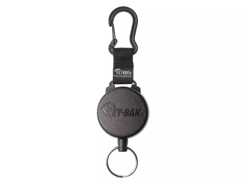Porte-clés rétractable Key-Bak Securit, cordon Kevlar 120 cm