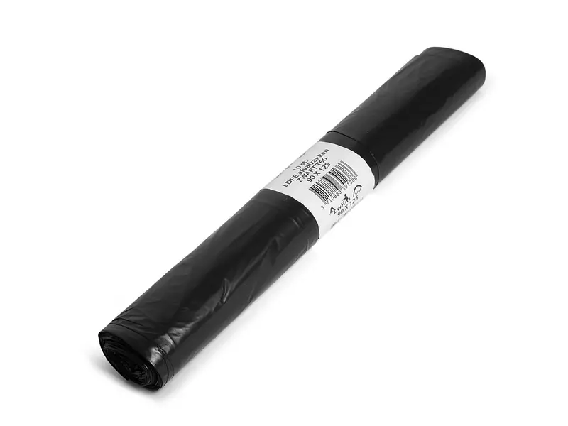 Sacs poubelle noirs en PEBD recyclé T60 90 x 125 cm