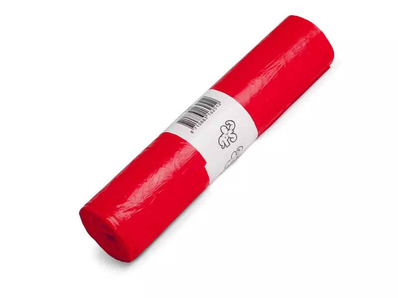 Sacs poubelle rouges en PEHD T30 70x110 cm
