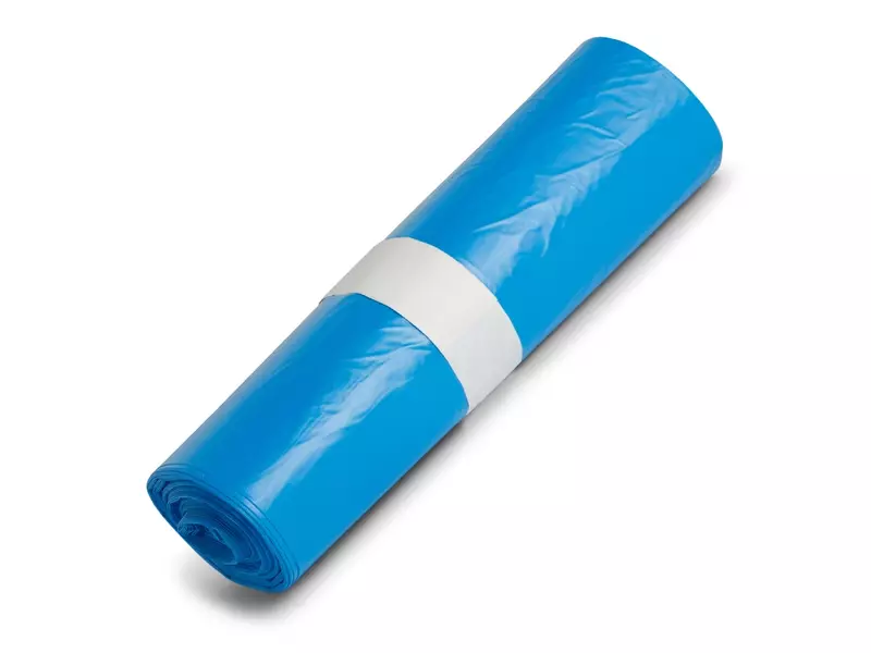 Afvalzakken blauw HDPE T25 90x110 cm