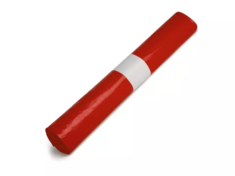 Afvalzakken rood HDPE T23 58x100 cm