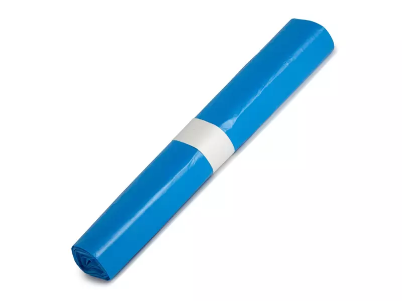 Afvalzakken blauw HDPE T15 63x70 cm
