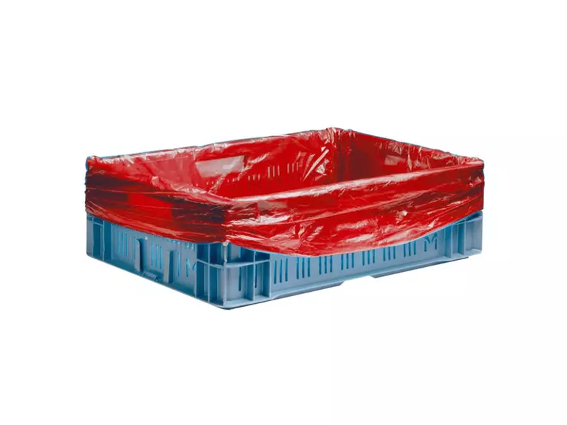 Kratzak HDPE 68/2x17x63 cm T20 rood