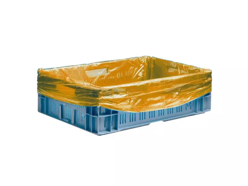 Crate bag HDPE 68/2x17x63 cm T20 orange