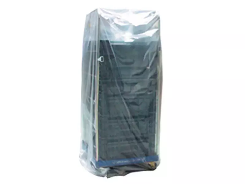 Container cover LDPE 1300+2x500x1600mm 35mu transparent