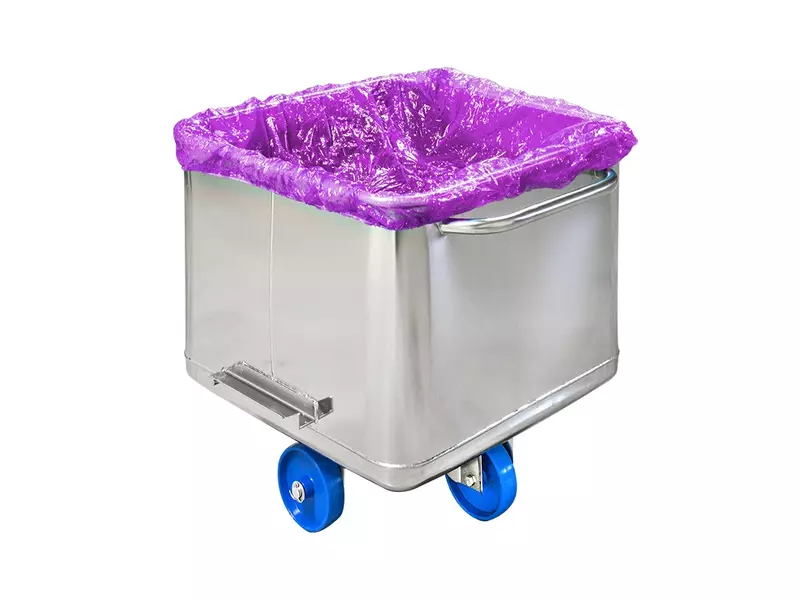 Afdekhoes normwagen C&P PE 72x84x25 cm 30 mu paars