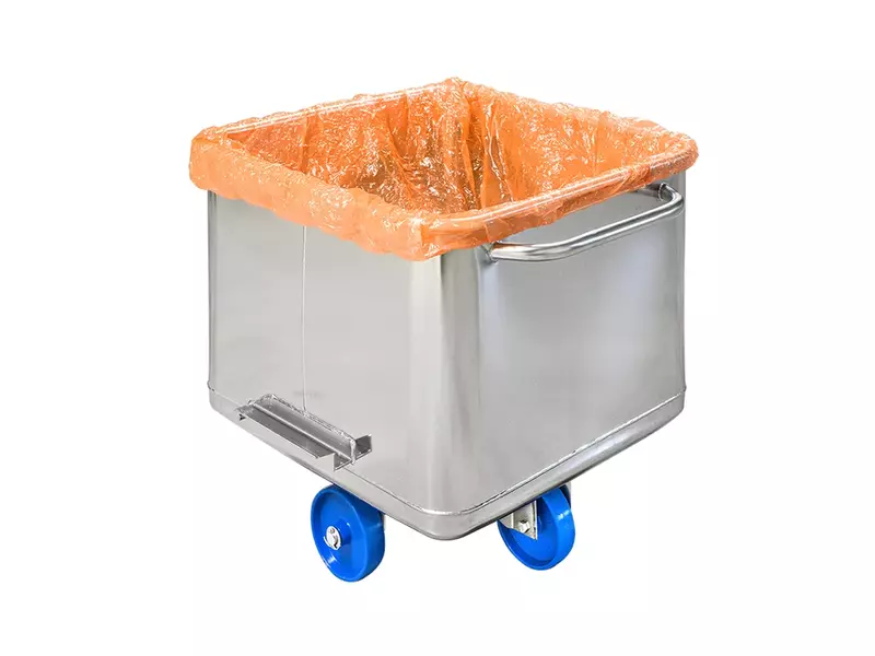 Afdekhoes normwagen C&P PE 72x84x25 cm 30 mu oranje