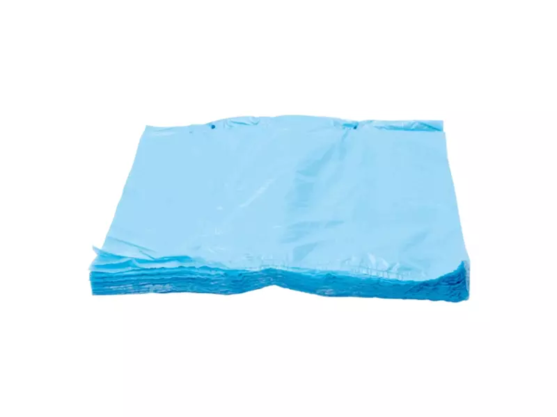 LDPE sheets on block 100x120 cm 45 µm blue