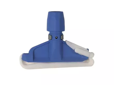Premium plastic mop clamp blue