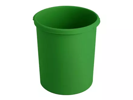Kunststof ronde papierbak Ø375x410 mm 30 liter groen