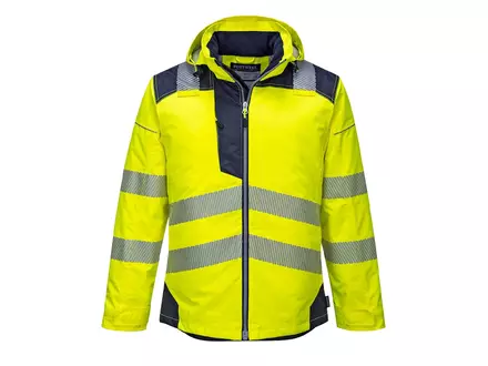 Veste d'hiver haute visibilité Portwest T400 bleu marine/jaune fluo taille 2XL